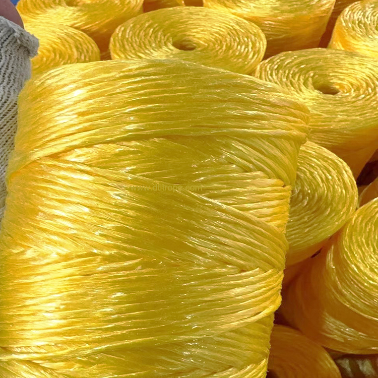 Agriculture PP Raffia String Twisted Rope Plastic Baler Twine Packing Grass Rope