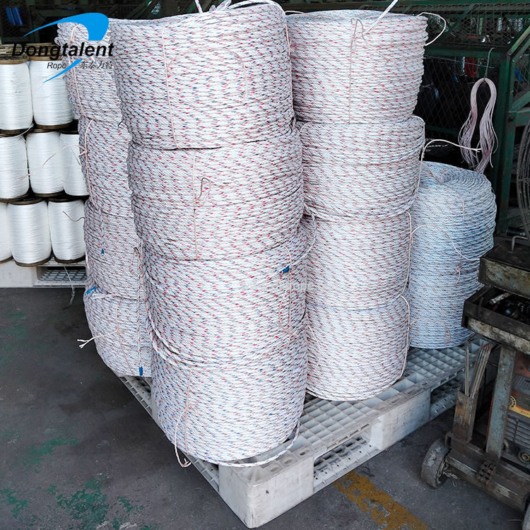 Twisted Packaging Pp Ropes 8mm 4Strand Rope For Fishing Floating Customizable Size And Color Polypropylene Rope 4