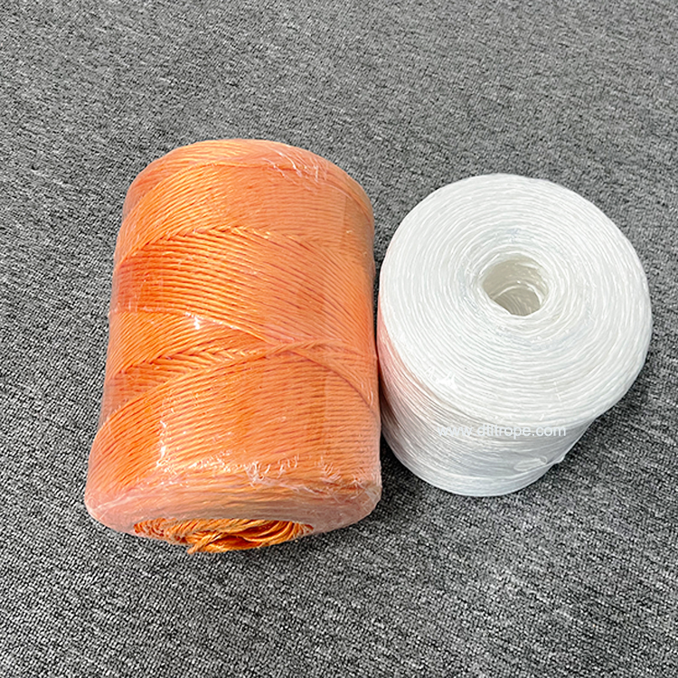 Plastic Baler Twine Polypropylene Rope Rafia Straw Grass 2MM Polypropylene Twisted Rope Agriculture 3