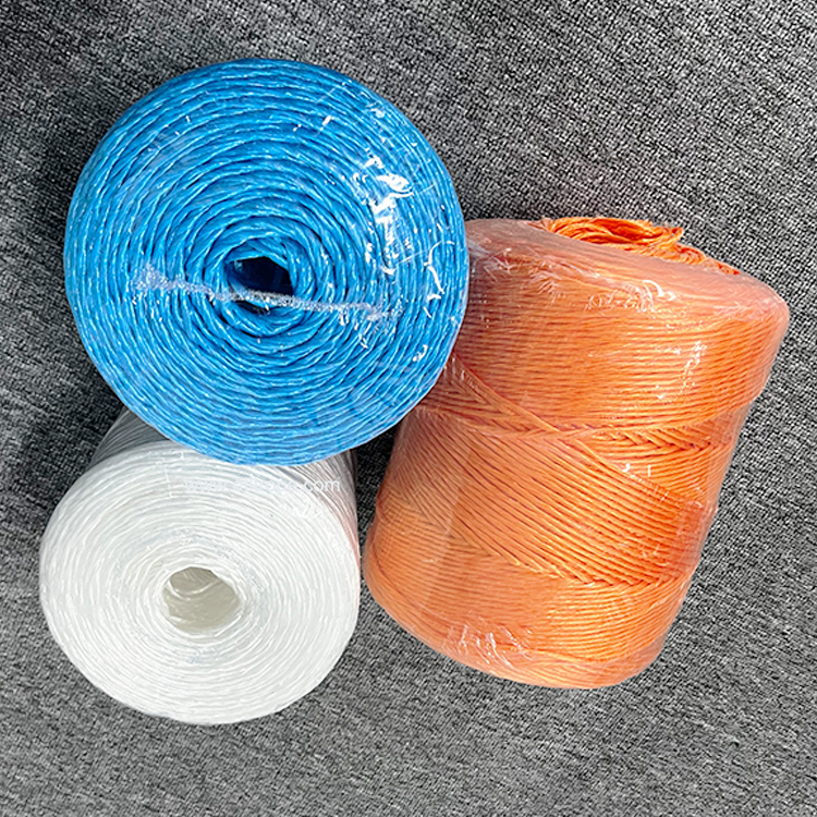 Plastic Baler Twine Polypropylene Rope Rafia Straw Grass 2MM Polypropylene Twisted Rope Agriculture 2