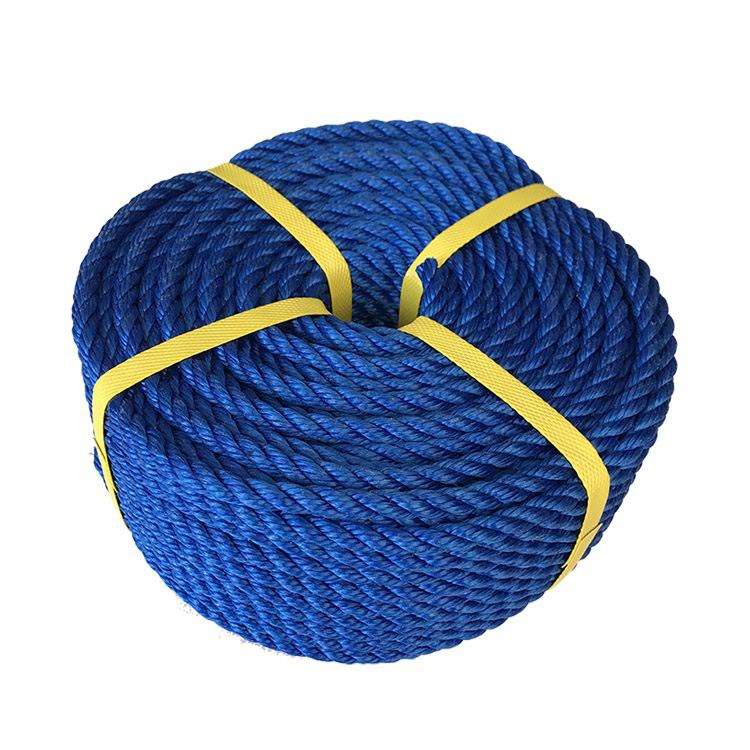 Warna Biru 3 Strand Tali PE Pulas Pikeun Mancing 2