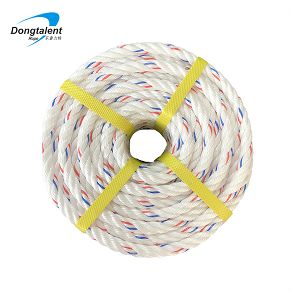 4 strand twisted PP danline rope for Indonesia market