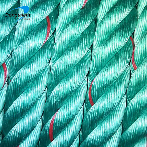 3/4 untaian twisted Super danline tali kakuatan tali polysteel tali pikeun fishing acquaculture laut