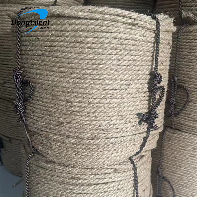 Factory Natural 3 Strand Jute Rope Eco-Friendly Twisted Rope for Decoration Gardening Packaging Crafts 5