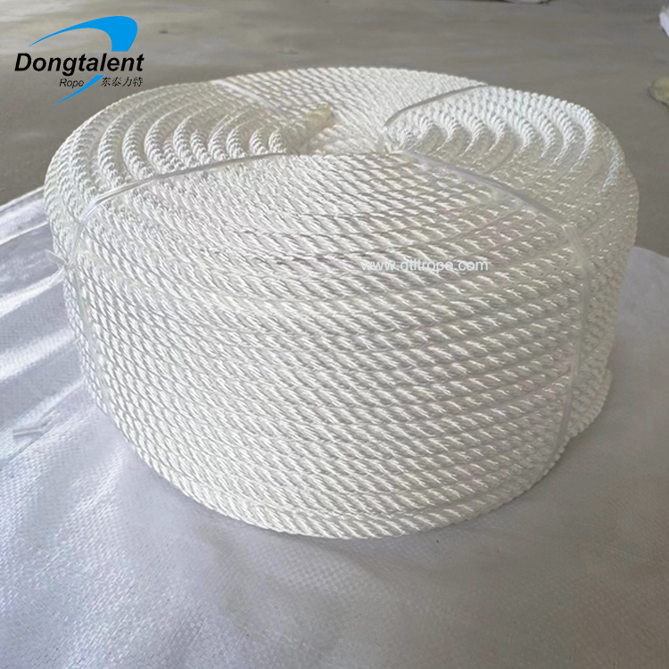 suppliers pp multifilament rope 3 strands 38mm 33mm packing twisted rope for agriculture 5