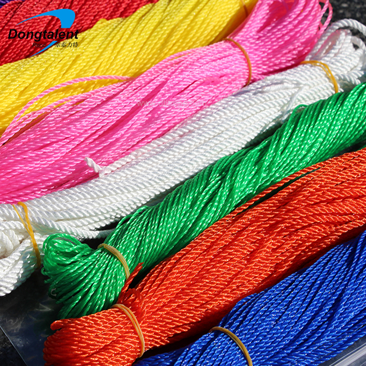 36ply Pe Twine String Making Plant In Bundle Colorful 1.5mm Pe Plastic Twine For Fishing 2