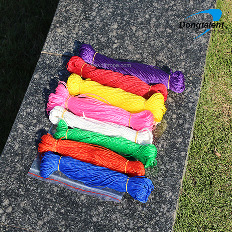 36ply Pe Twine String Making Plant In Bundle Colorful 1.5mm Pe Plastic Twine For Fishing 3