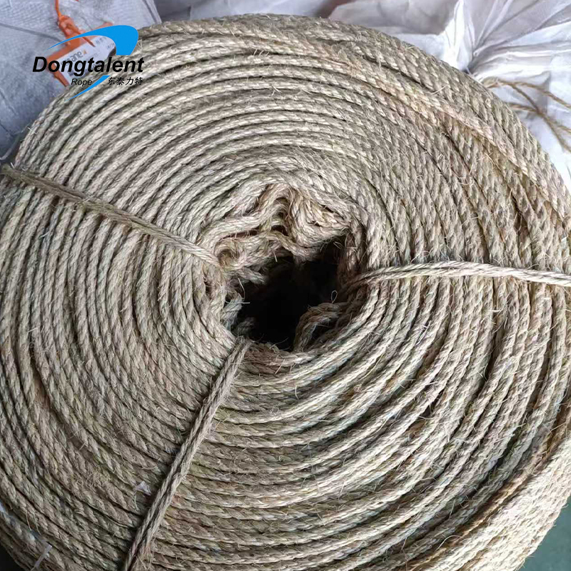 Factory Natural Sisal Twine Eco-Friendly Twisted Packing Twine for Gardening Agriculture Packaging Crafts 3