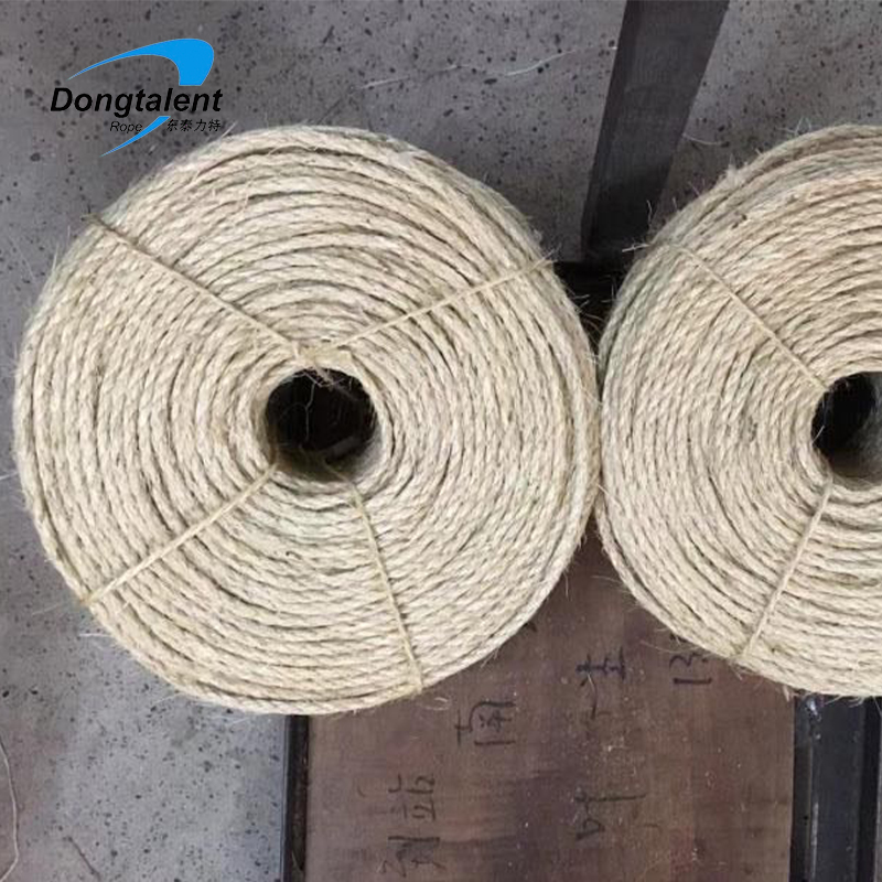 Factory Natural Sisal Twine Eco-Friendly Twisted Packing Twine for Gardening Agriculture Packaging Crafts 2